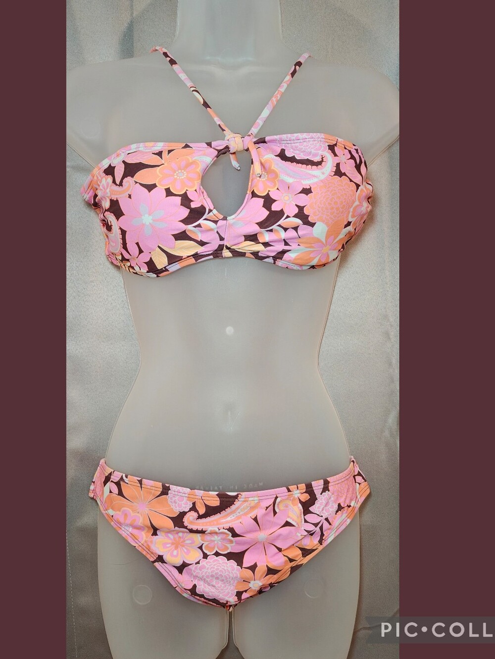 🌸🥥Y2K Ninety-Nine Degrees Coconut Girl Floral Bikini Set🌸🥥